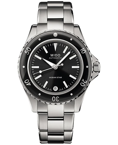 Mido Women's Swiss Automatic Ocean Star Stainless Steel Bracelet Watch 37mm