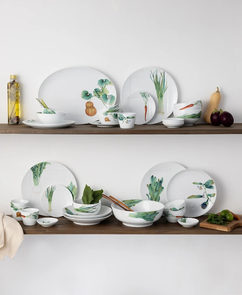 Noritake Kyoka Shunsai Oval Platter, 14.5"