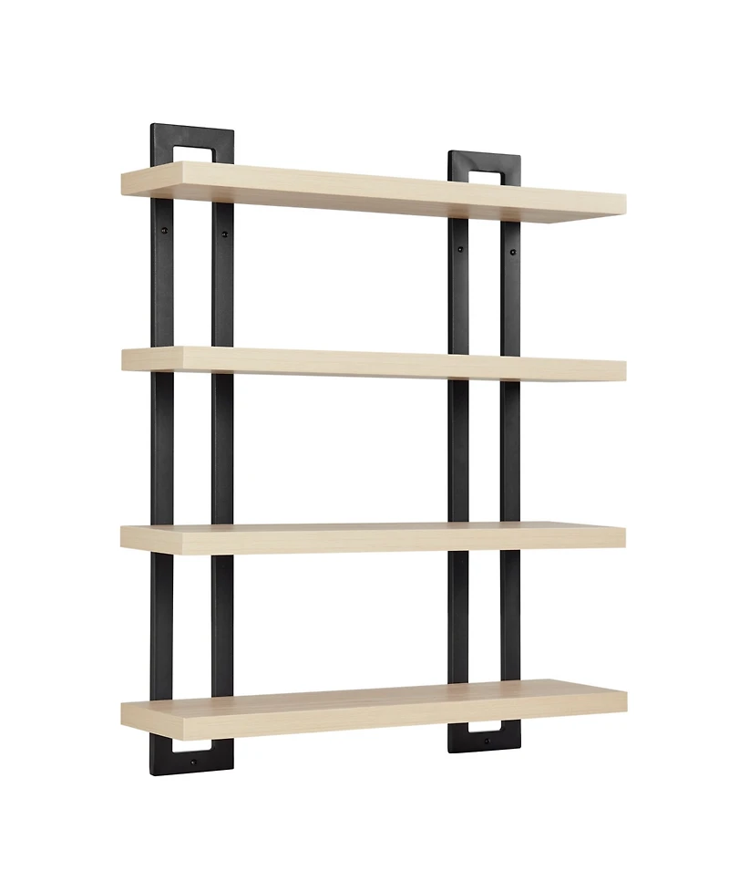 Danya B 4-Tier Floating Bracket Wall Shelf