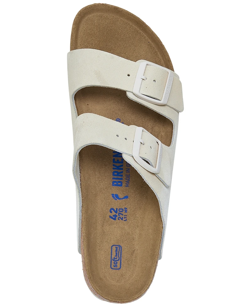 Birkenstock Women's Arizona Soft Footbed Suede Leather Sandals from Finish Line