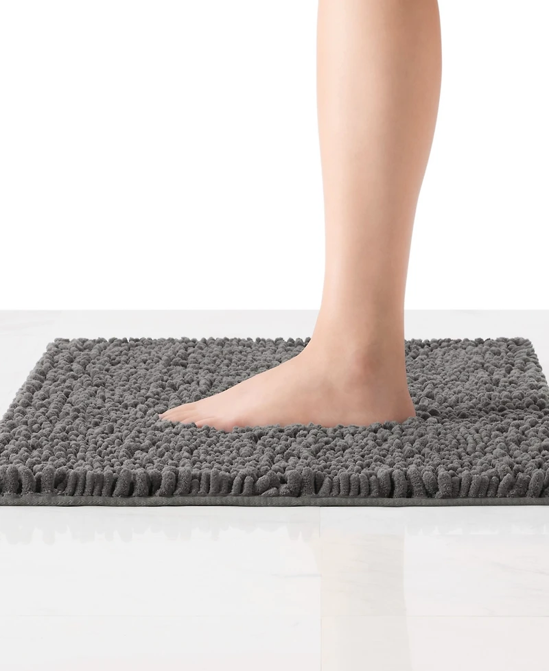 Laura Ashley Astor Chenille 2-Pc. Bath Mat Set