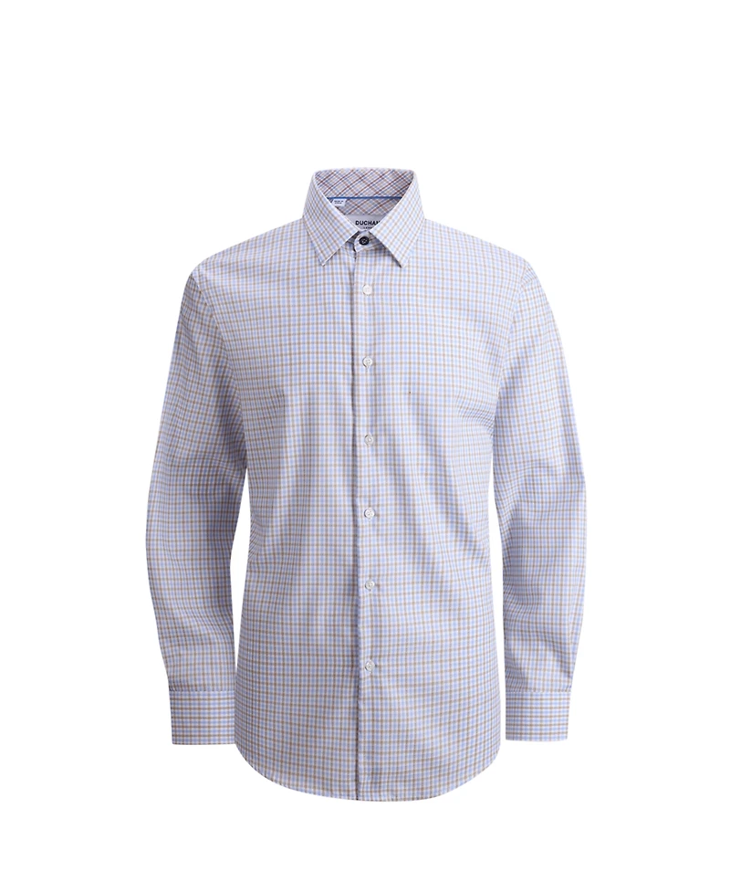 Duchamp London Men's Basketweave Dress Shirt