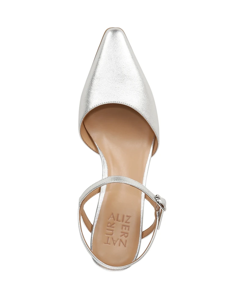 Naturalizer Women's Tara Pointed Toe Ankle Strap Pumps