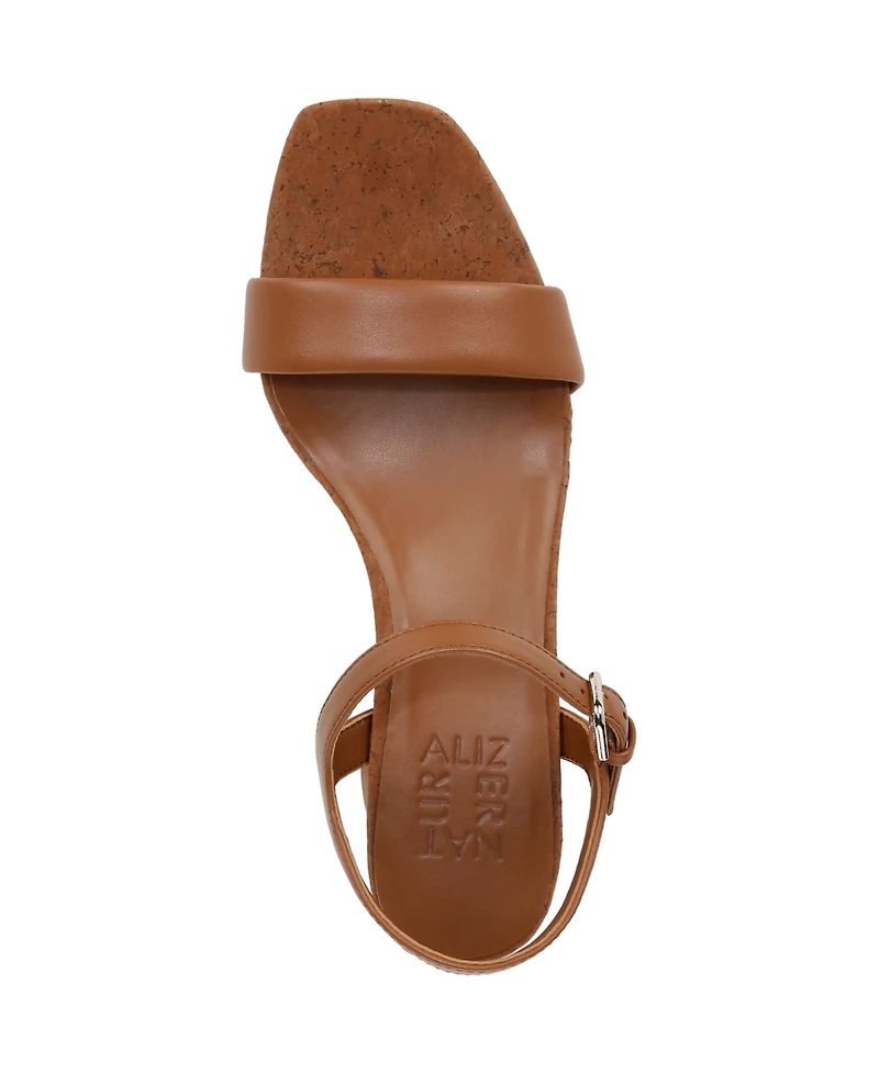 Naturalizer Women's Izzy Ankle Strap Low-Heel Dress Sandals