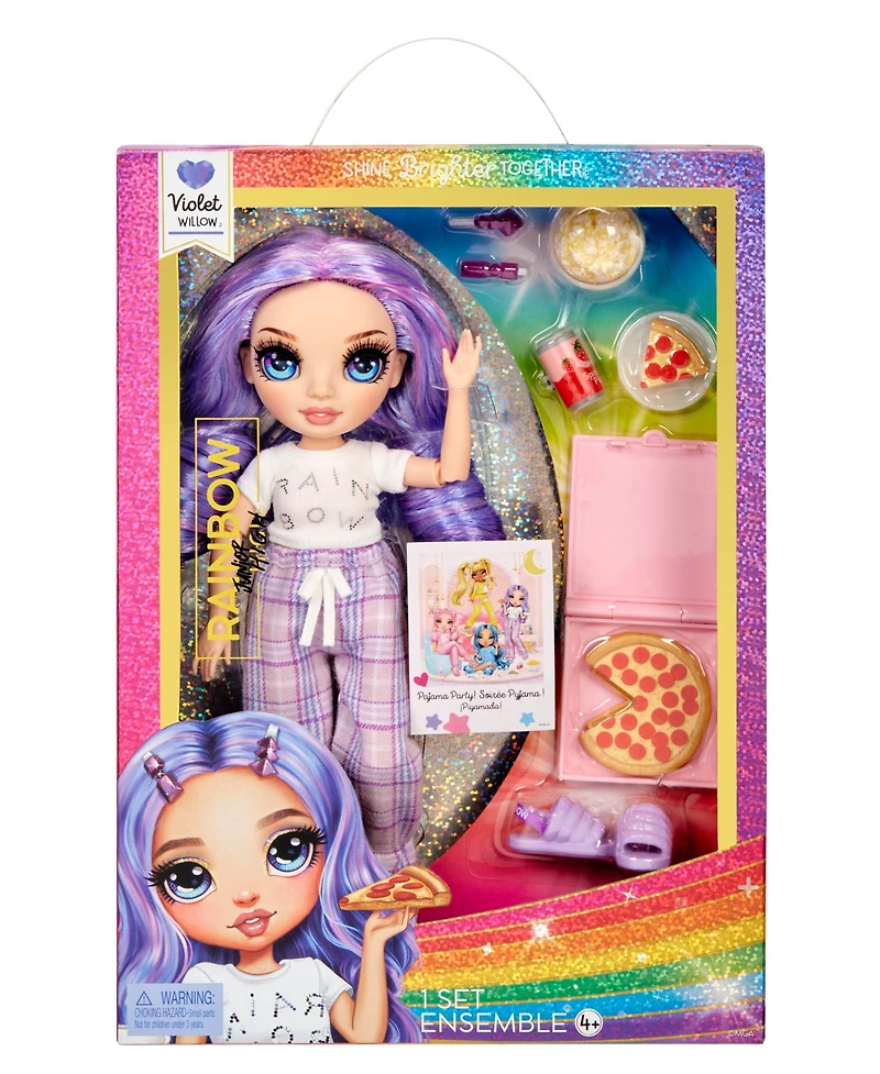 Rainbow High Junior High Pj Party Fashion Doll- Violet Purple