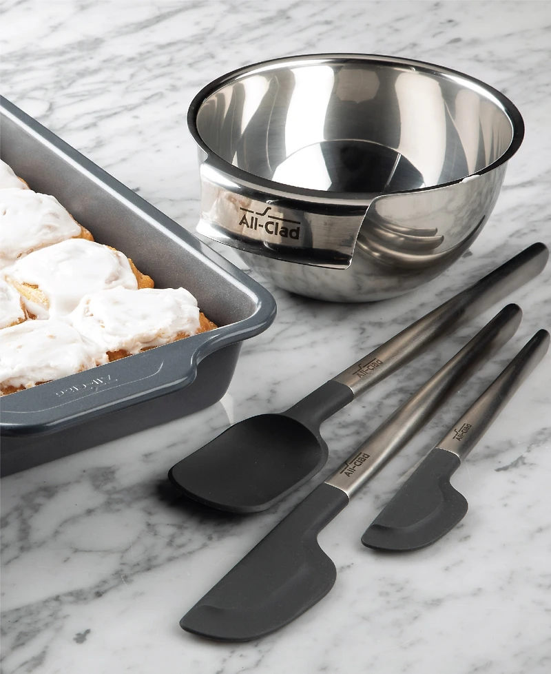 All-Clad Stainless Steel 3 Piece Mixing Bowl Set