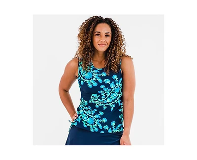 Calypsa Women's Closed Back Maya Swim Top