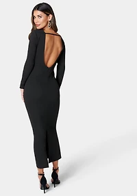 Bebe Women's Open Back Ankle Dress