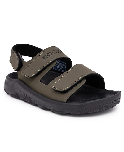 Rockport Little and Big Boys Quillen Open Toe Flat Sandals
