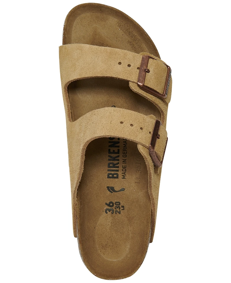 Birkenstock Women's Arizona Suede Leather Sandals from Finish Line