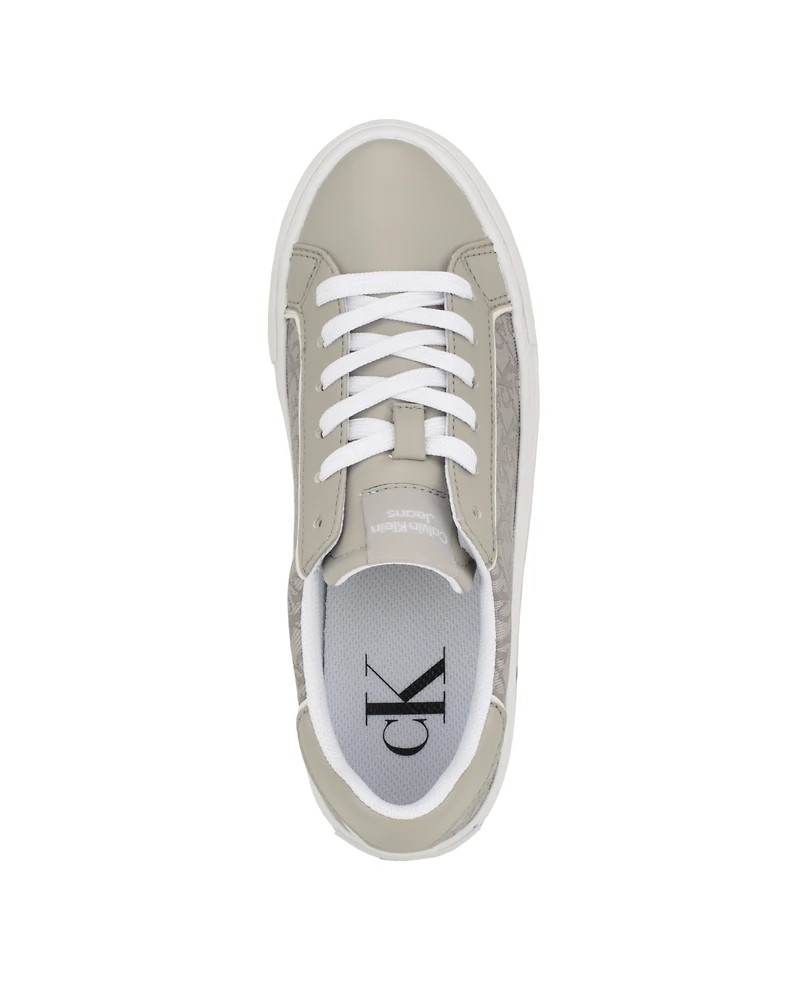 Calvin Klein Women's Charli Round Toe Casual Lace-Up Sneakers