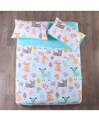 MarCielo 100% Girls Cotton Kids Bed Sheet Set -Twin