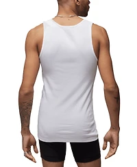 Jordan Men's 2-Pack Flight Base Stretch Cotton Ribbed Tanks