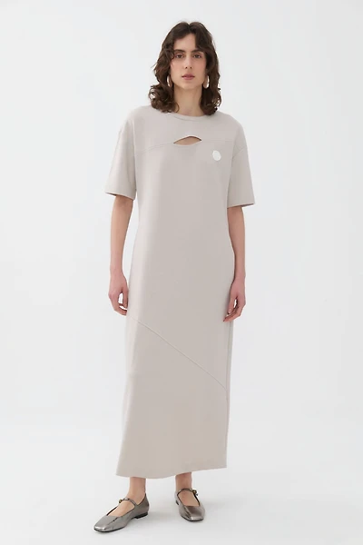 Nocturne Women's Long Dress with Cutout Detail