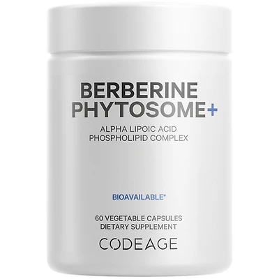Codeage Berberine Phytosome Supplement - Berberine Hcl, Alpha Lipoic Acid, Phospholipid Complex - 2-Month Supply - Berberine Hcl