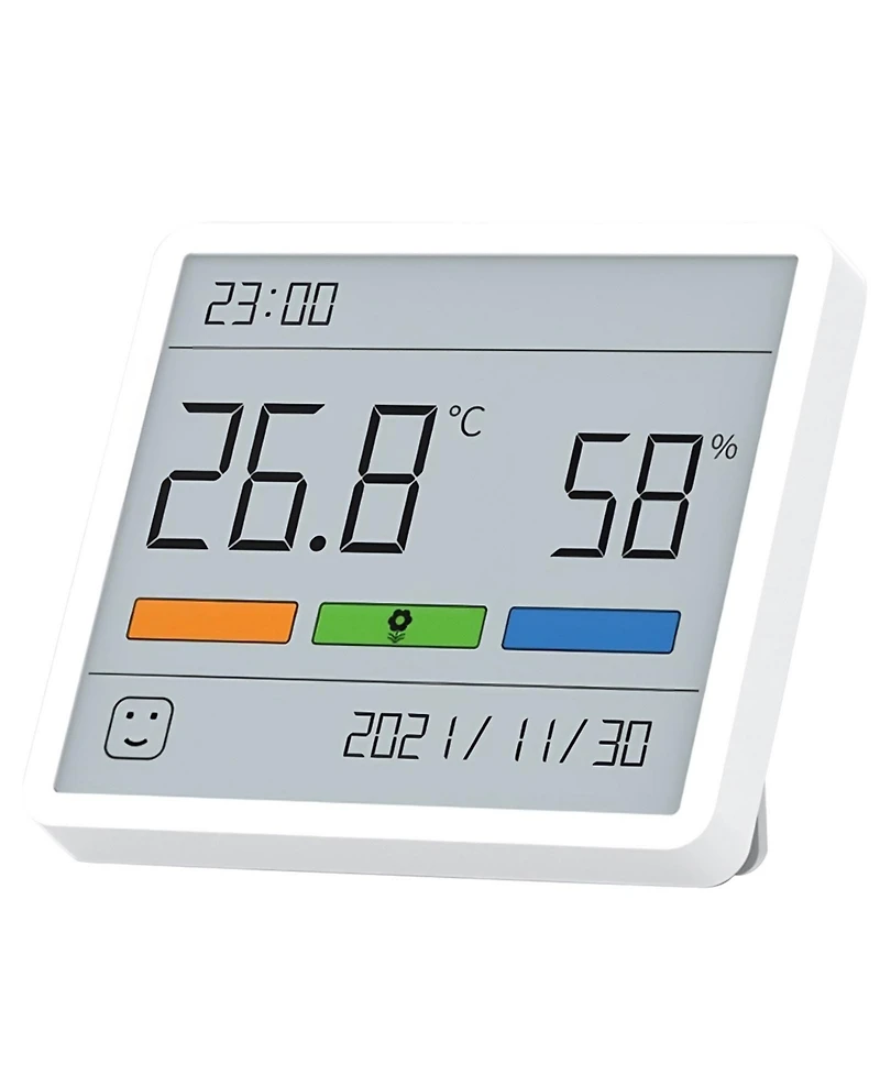 ATuMan Indoor Thermometer Hygrometer with Large Digital Date Clock