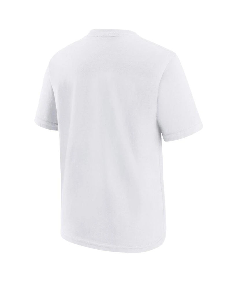 Big Boys and Girls Nike White Las Vegas Aces 2023 Wnba Finals Champions Authentic Parade T-shirt
