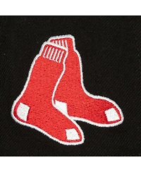 Men's Mitchell & Ness Black Boston Red Sox Bred Pro Adjustable Hat
