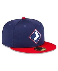 Men's New Era Navy Chicago White Sox 2024 Batting Practice 59FIFTY Fitted Hat