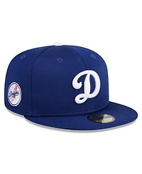Men's New Era Royal Los Angeles Dodgers 2024 Batting Practice 59FIFTY Fitted Hat