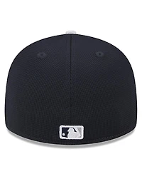 Men's New Era Navy York Yankees 2024 Batting Practice Low Profile 59FIFTY Fitted Hat