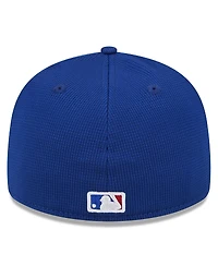 Men's New Era Royal Chicago Cubs 2024 Batting Practice Low Profile 59FIFTY Fitted Hat
