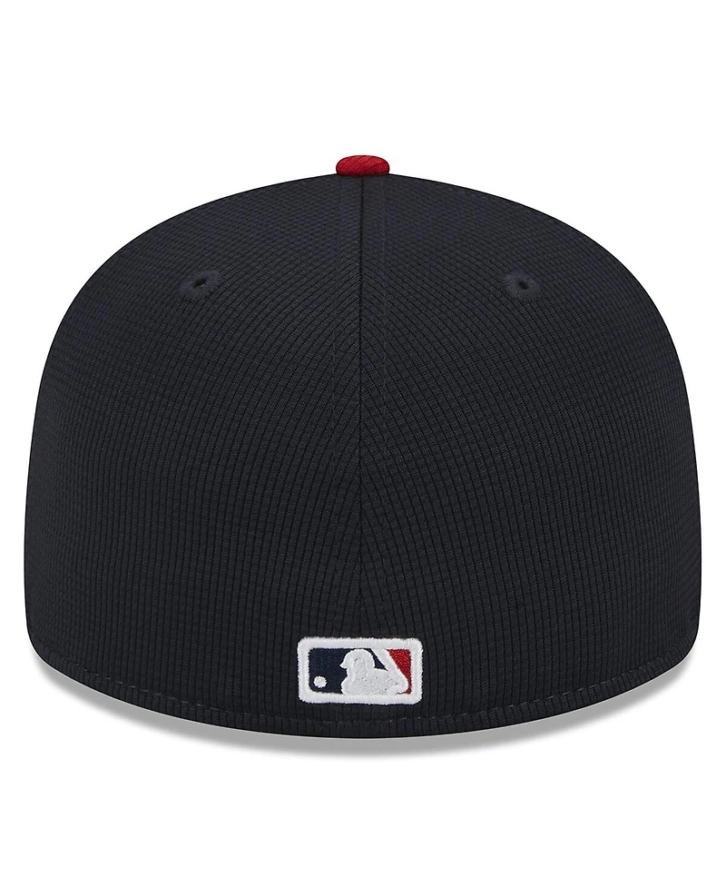 Men's New Era Navy St. Louis Cardinals 2024 Batting Practice Low Profile 59FIFTY Fitted Hat