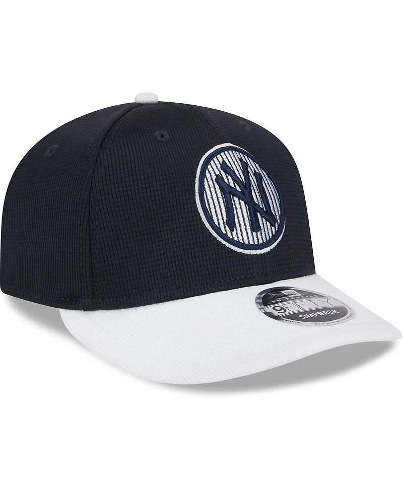 Men's New Era Navy New York Yankees 2024 Batting Practice Low Profile 9FIFTY Snapback Hat