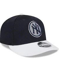 Men's New Era Navy New York Yankees 2024 Batting Practice Low Profile 9FIFTY Snapback Hat