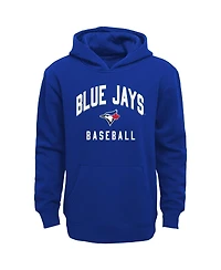 Toddler Boys and Girls Royal, Gray Toronto Blue Jays Play-By-Play Pullover Fleece Hoodie Pants Set