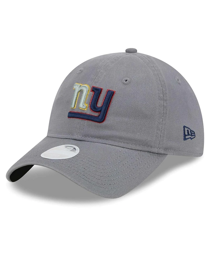 Women's New Era Gray New York Giants Color Pack Multi 9TWENTY Adjustable Hat