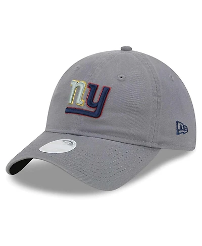 Women's New Era Gray New York Giants Color Pack Multi 9TWENTY Adjustable Hat