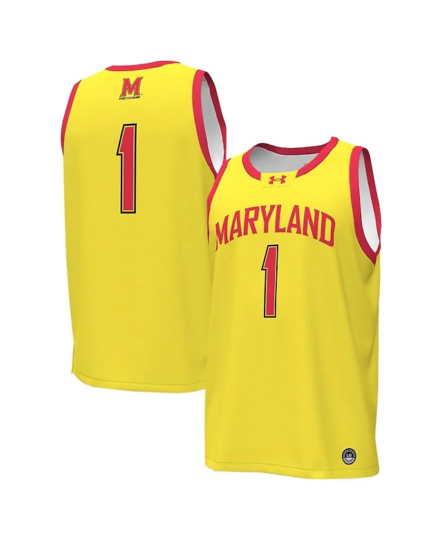Shop Under Armour Men's Under Armour Len Bias Gold Maryland
