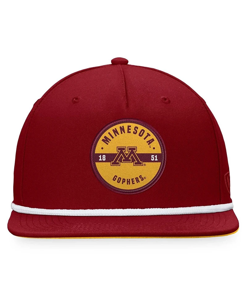 Men's Top of the World Maroon Minnesota Golden Gophers Bank Hat