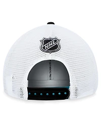 Men's Fanatics Teal San Jose Sharks Authentic Pro Rink Trucker Adjustable Hat