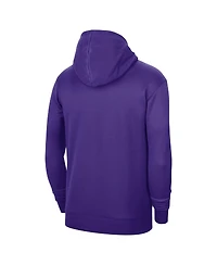 Men's and Women's Nike Purple Sacramento Kings 2023, 24 Performance Spotlight On-Court Practice Pullover Hoodie