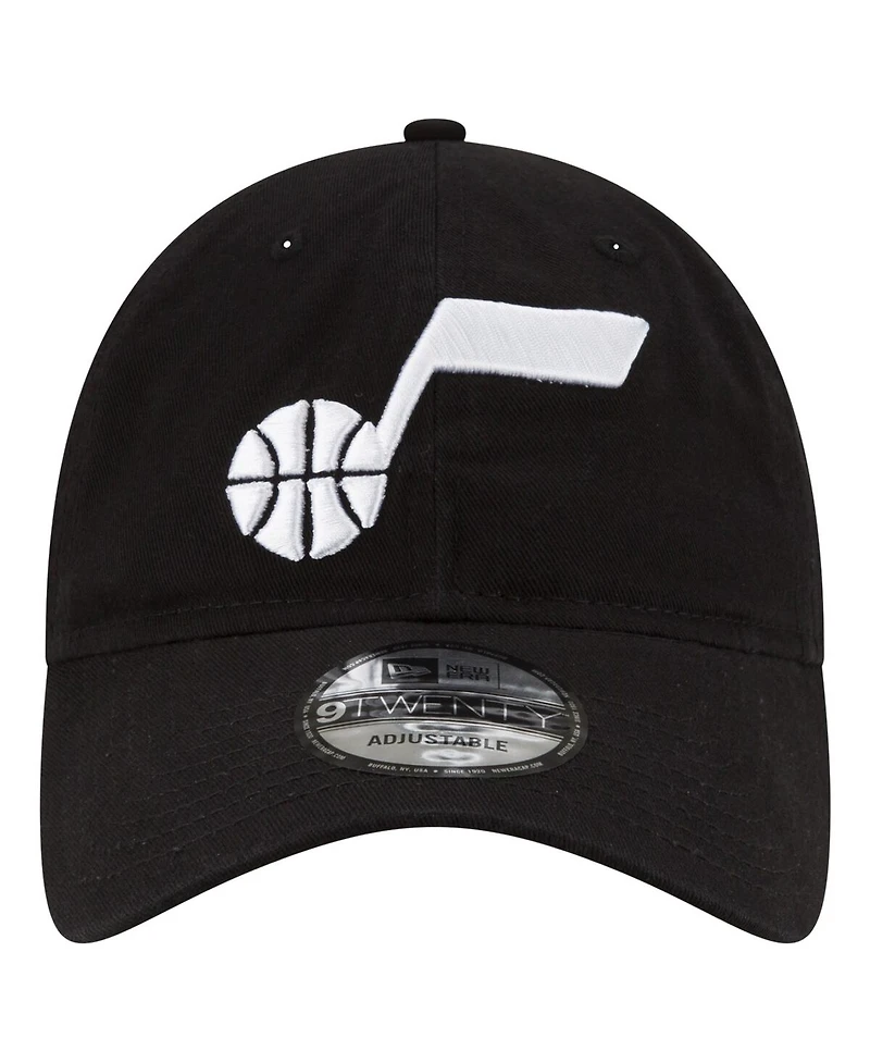 Men's New Era Black Utah Jazz Team 2.0 9TWENTY Adjustable Hat