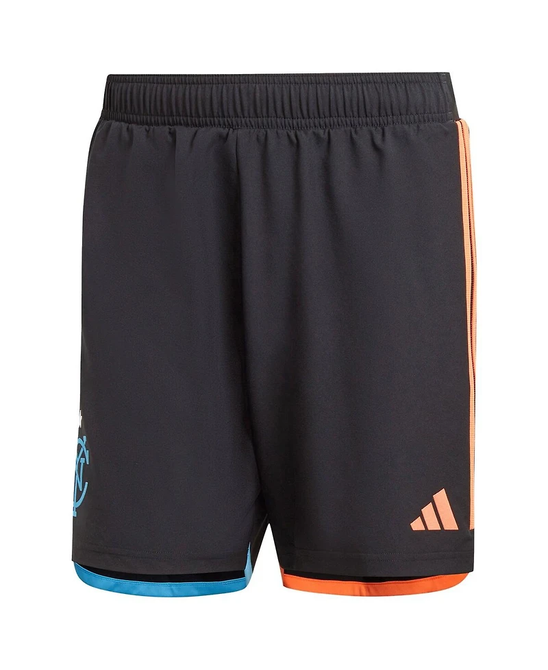Men's adidas Black New York City Fc 2024 Away Aeroready Authentic Shorts