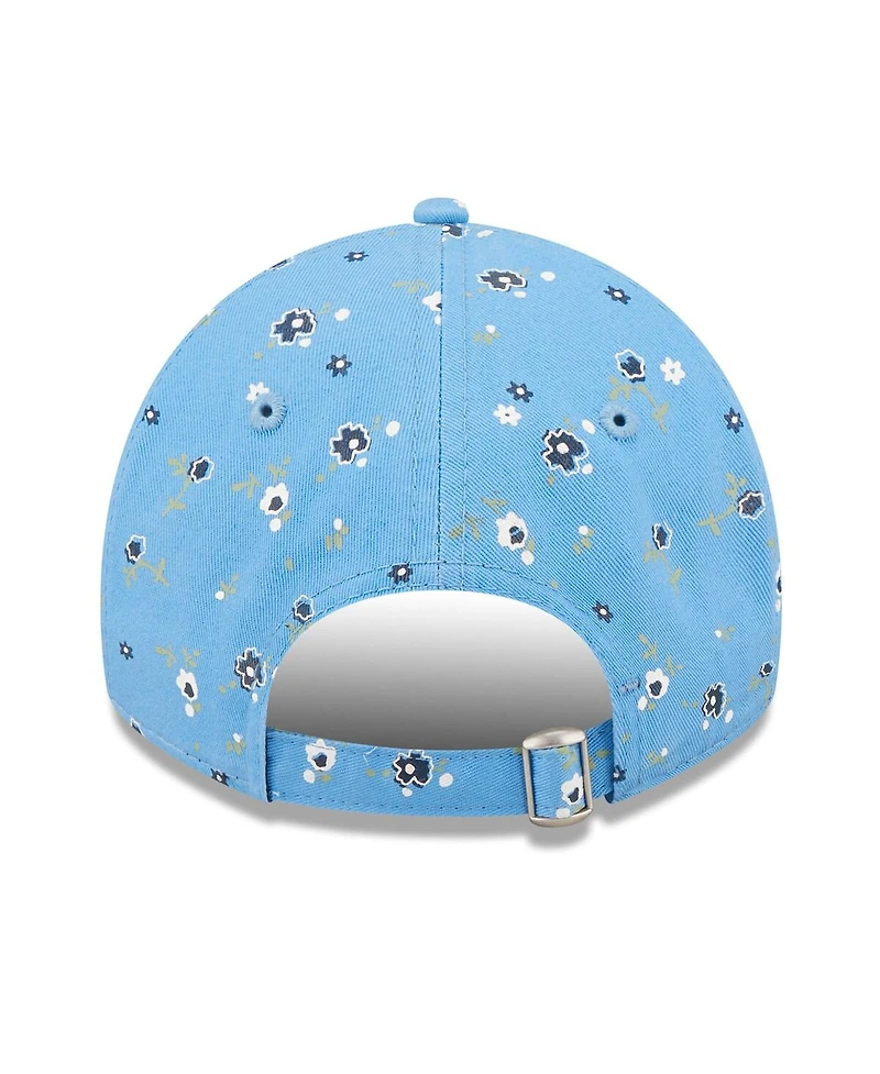 Women's New Era Light Blue Tennessee Titans Floral 9TWENTY Adjustable Hat