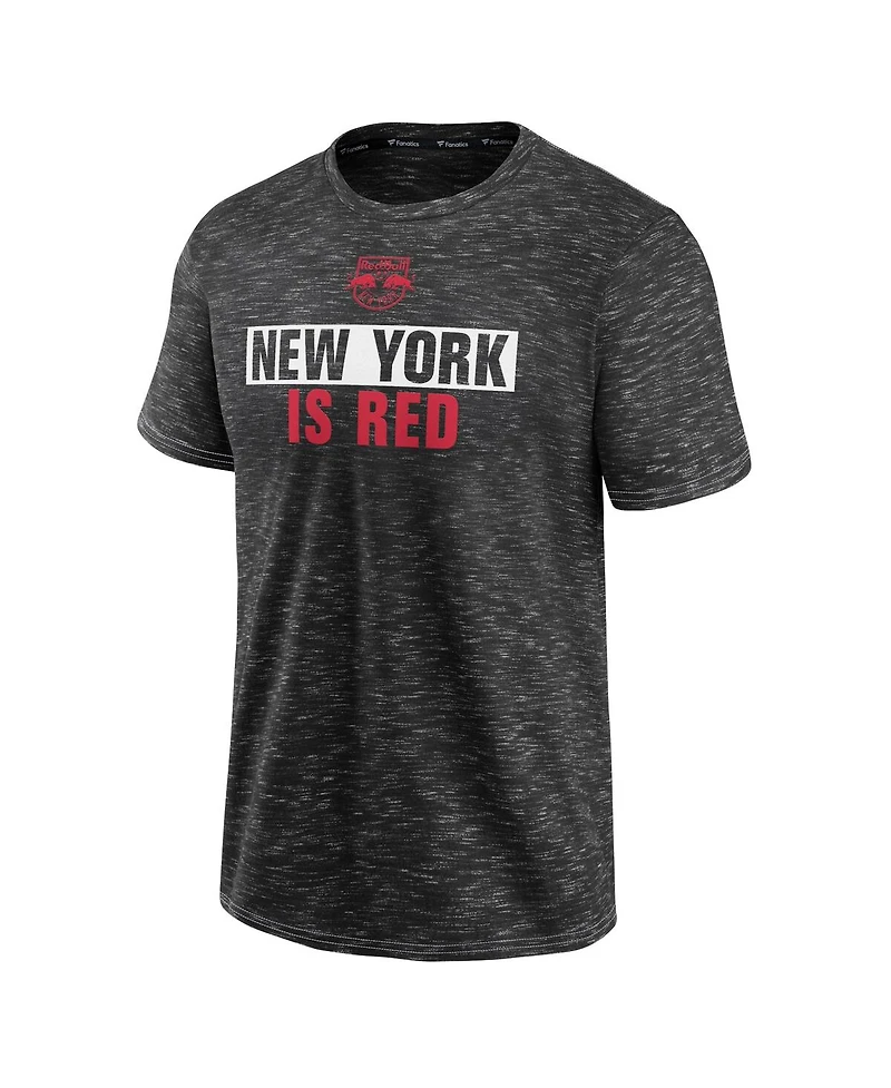Men's Fanatics Charcoal New York Red Bulls T-shirt