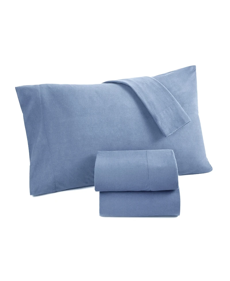 Shavel Micro Flannel Solid 3-pc Sheet Set, Twin