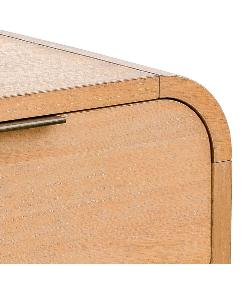 Ink+Ivy 26" Wide Jameson Modern One Drawer Waterfall Nightstand