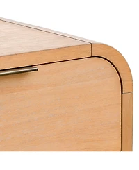 Ink+Ivy 26" Wide Jameson Modern One Drawer Waterfall Nightstand