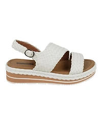 Gc Shoes Women's Gallante Double Band Slingback Platform Sandals