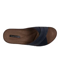 Gc Shoes Women's Hayden Perforated Contrast Cross Strap Wedge Sandals