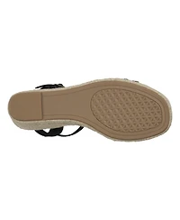 Gc Shoes Women's Solene Slingback Espadrille Wedge Sandals