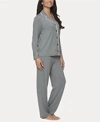 Felina Women's Jessie 2 Pc. Long Sleeve Pajama Set
