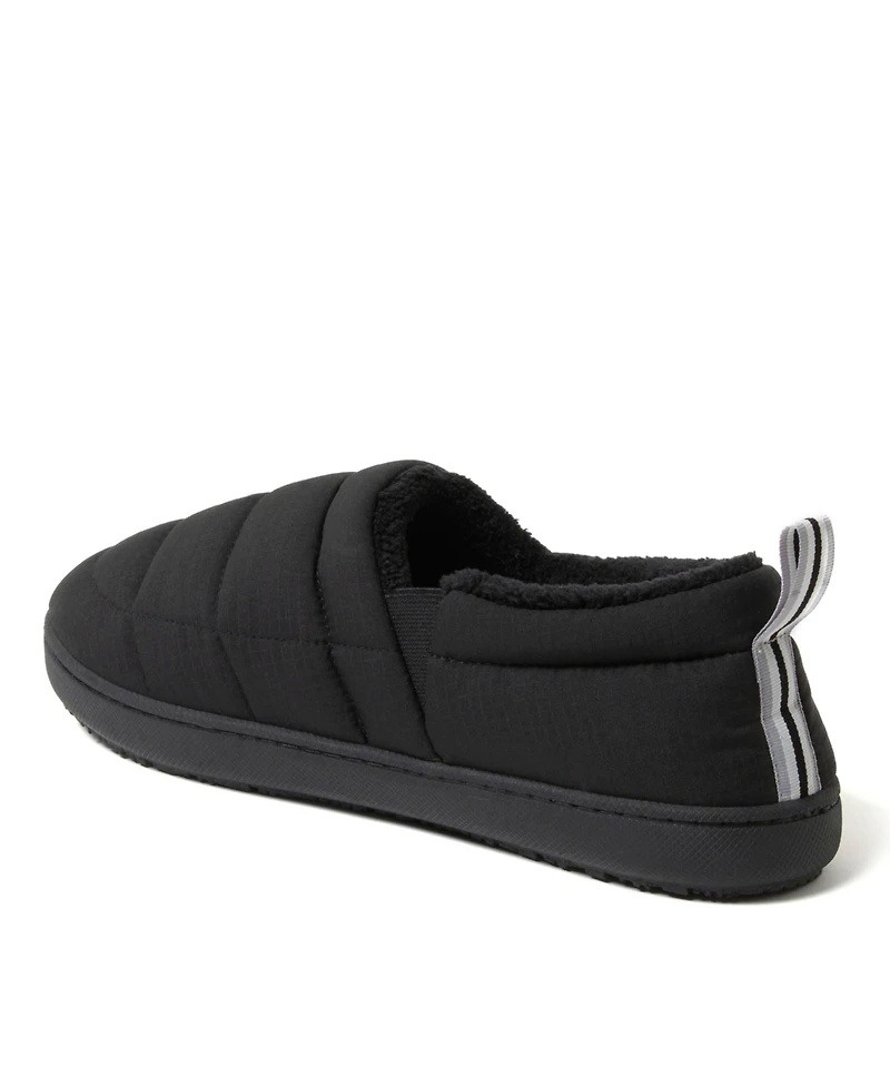 Dearfoams Men's Cullen Ripstop Closed Back House Slipper