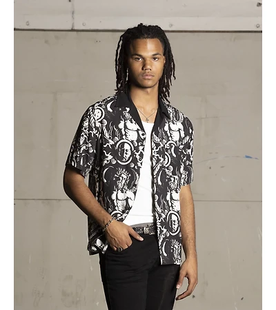 Saint Morta Mad God Short Sleeve Shirt Big & Tall