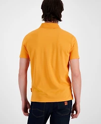 A|X Armani Exchange Men's Short Sleeve Broken Logo Polo Shirt, Created for Macy's